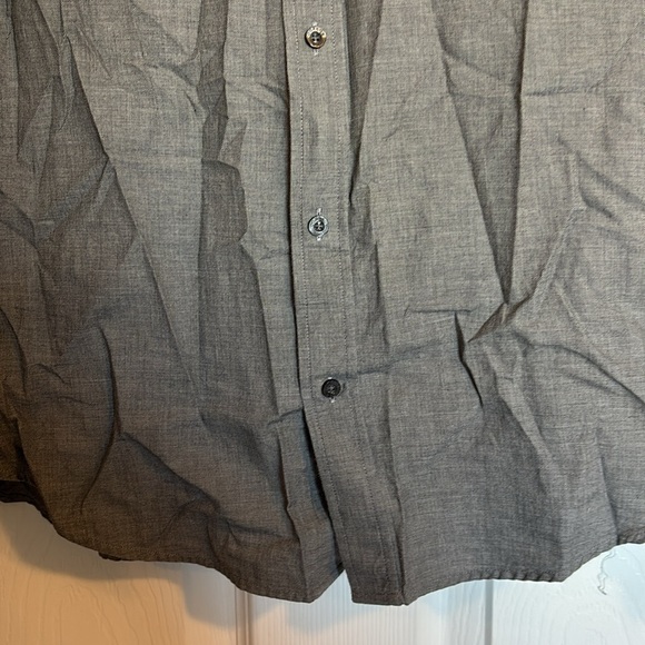 Teddy Stratford men’s gray long sleeve button down shirt size 1/Small - Picture 4 of 10